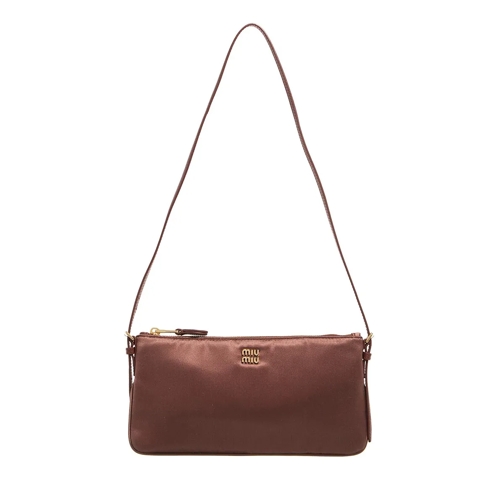 Miu Miu Schultertasche Satin Shoulder Bag Cacao