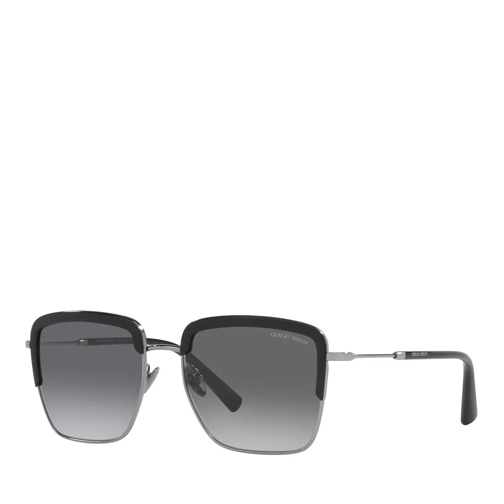 Giorgio Armani 0AR6126 Sunglasses Gunmetal/Black Sonnenbrille