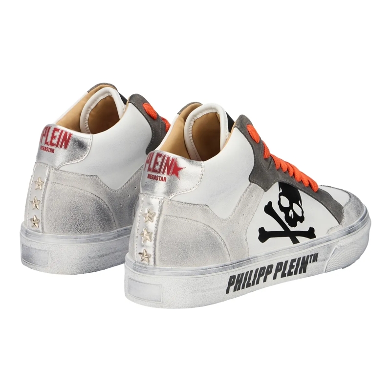 Philipp Plein Low-Top-Sneaker Hochwertige Turnschuhe Retrokickz weiss(Image 4)
