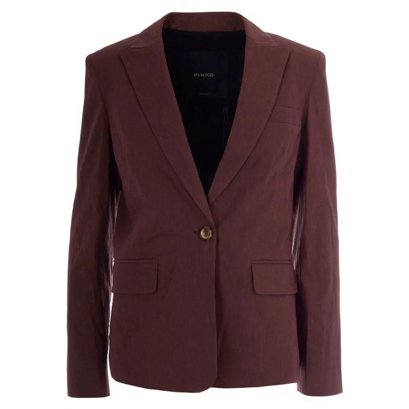 Pinko Blazer Jackets Marrone Terra X Piante braun