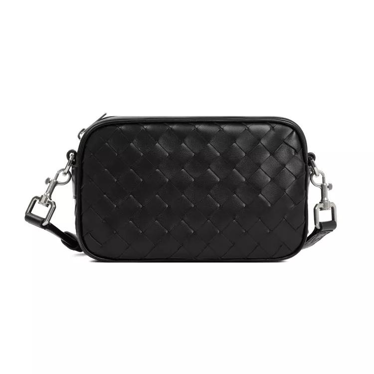 Bottega Veneta Shopper - Leather Camera Mini Shoulder Bag - Gr. unisize - in Schwarz - für Damen