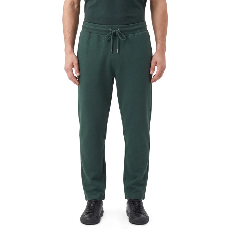 AMI Paris Pantalon de jogging Sweatpants aus Baumwoll-Mix grün