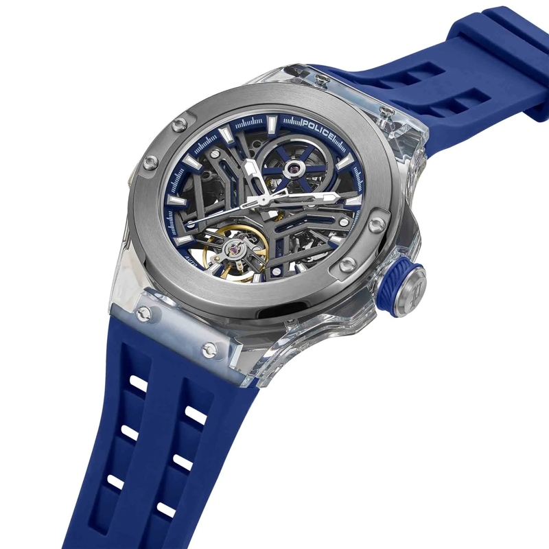 Police Automatikuhr Automatikuhr Cyclone blau(Image 2)