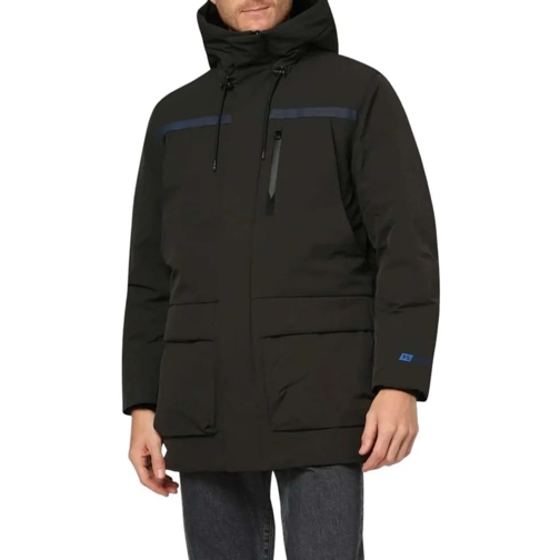 Paul Smith Vestes en duvet Parka noir doudoune poches plaqu�es M2R 114Z N2220 schwarz