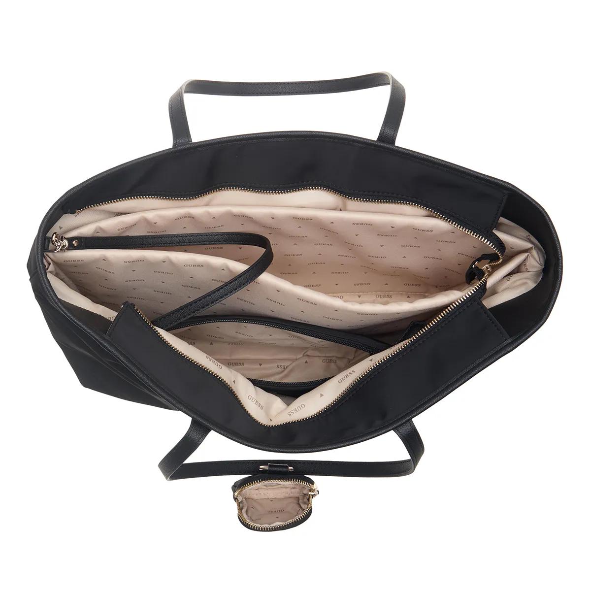 Guess Shoppers & Totes Eco Gemma Large Tech Tote in zwart