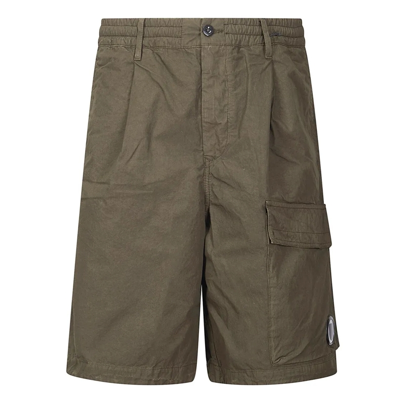 CP Company Casual Shorts Micro-Reps Boxy Lens Shorts Grey
