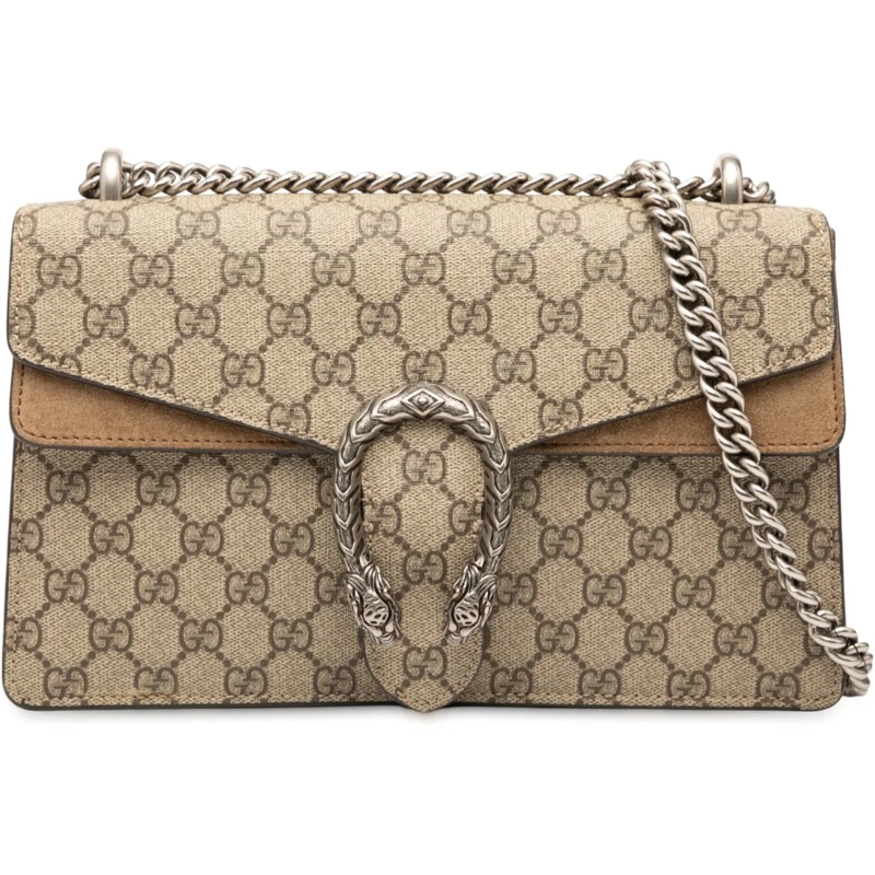 Gucci Schultertasche Medium GG Supreme Dionysus Shoulder Bag braun