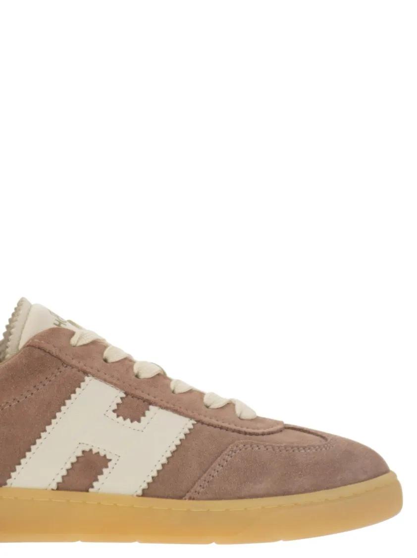 Thumbnail - Hogan Low-Top Sneaker - Retro-Inspired Suede Sneakers With Nappa Leather A - Gr. 36 (EU) - in Rosa - für Damen