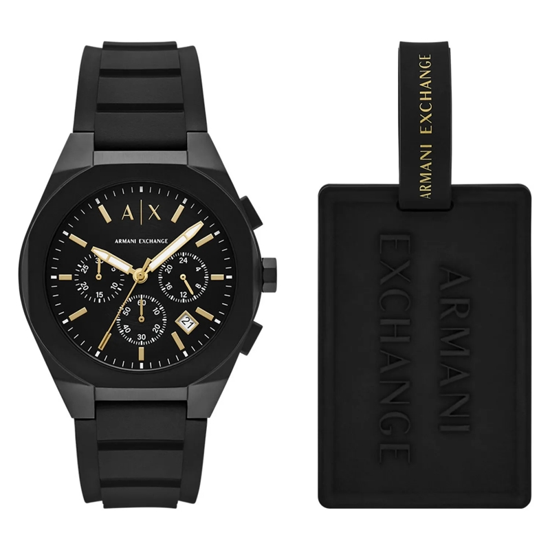 Armani Exchange Chronograph Uhr Schwarz