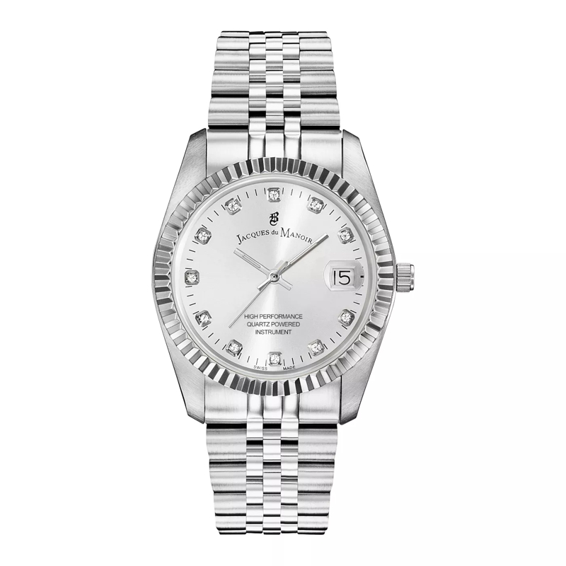 Jacques du Manoir Montre à quartz Inspiration Uhr Silber