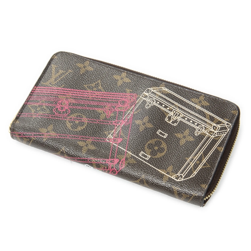 Louis Vuitton Crossbody Bag Zippy Wallet braun