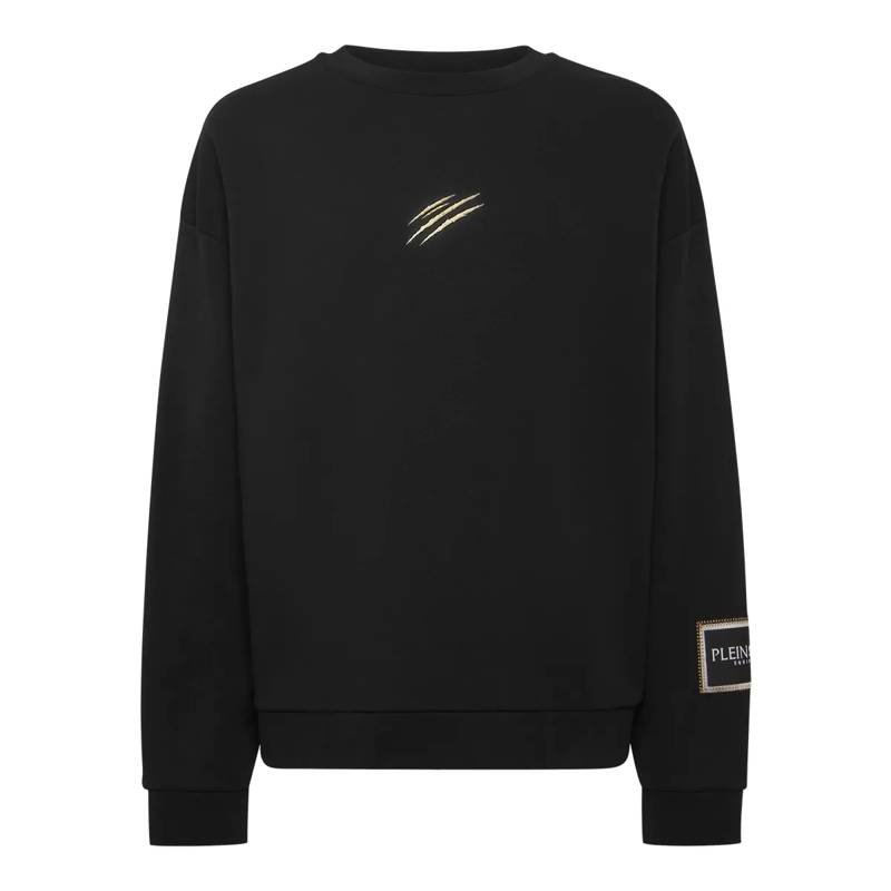 Plein Sport Top Sweatshirt schwarz