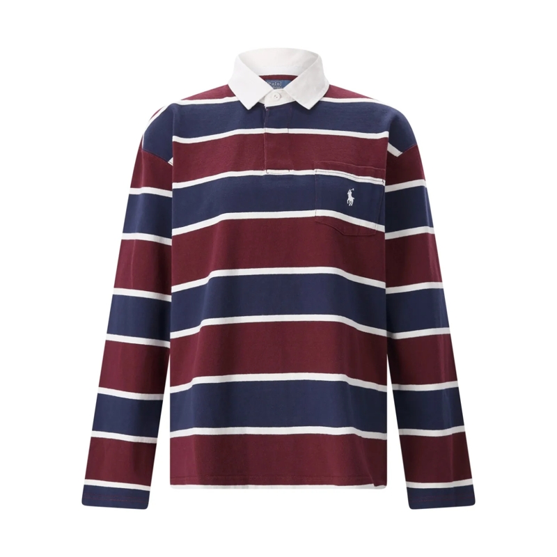 Polo Ralph Lauren Polo Langarm Poloshirt aus Baumwolle mehrfarbig