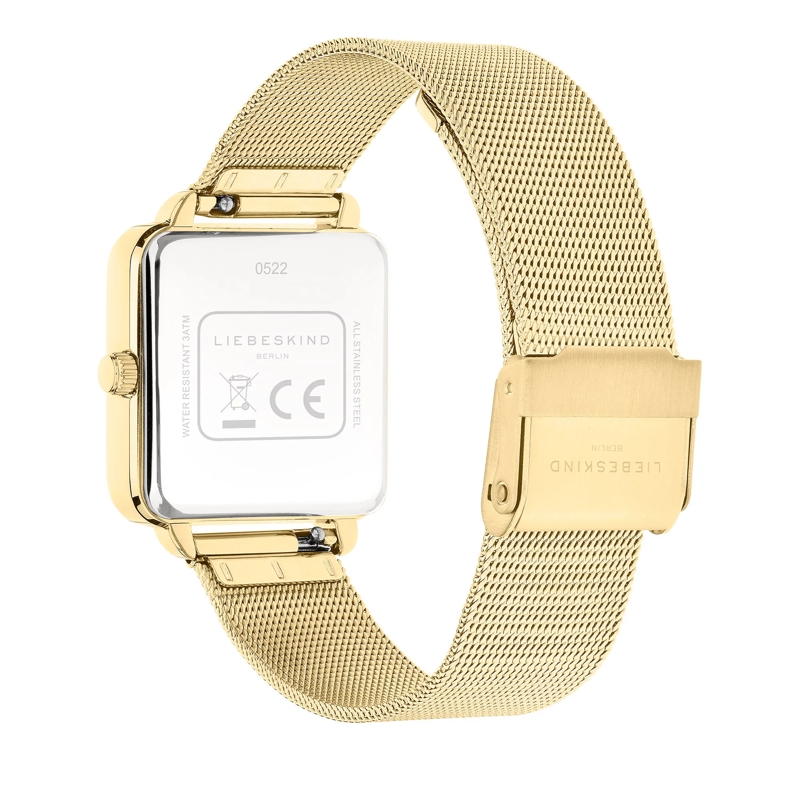 Liebeskind Berlin Quarzuhr Edelstahl Modern Mesh gold(Image 4)