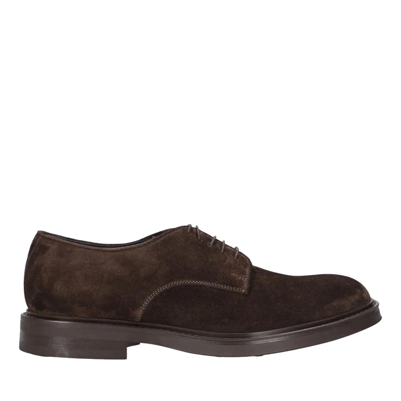Heinrich Dinkelacker Schnürschuhe Schnürer Florenz Plain V dunkel-braun