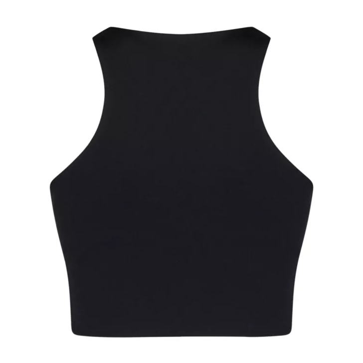 Off white black online crop top