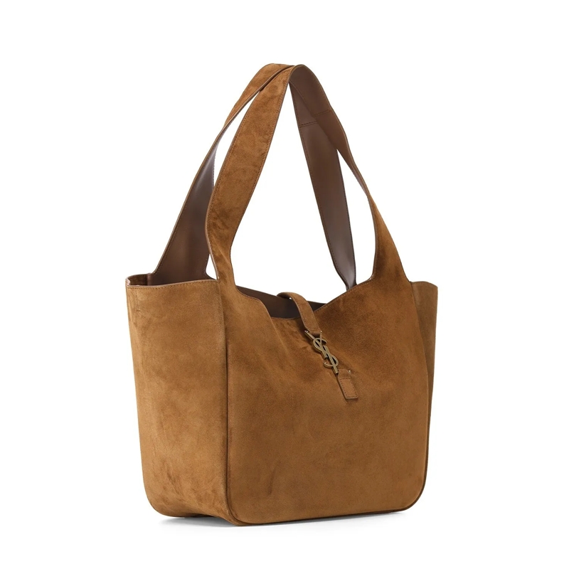 Saint Laurent Crossbody Bag Shopper Le 5 à 7 aus Veloursleder braun(Image 3)