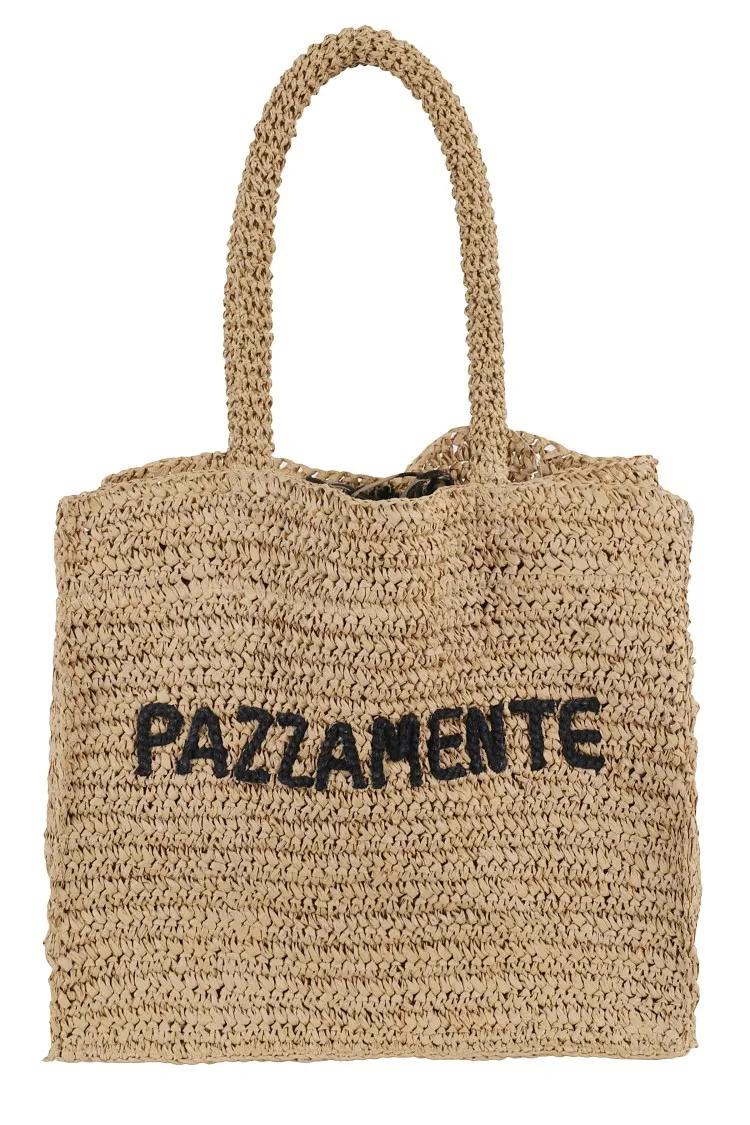 Aspesi Shoppers & Totes Textured Paper Tote Bag in bruin