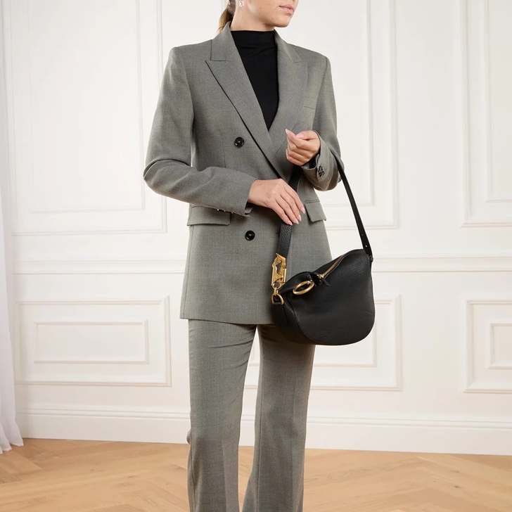 ショルダーバッグ・ポシェット Burberry Black leather Knight small shoulder bag 22274292_52070646_600.jpg