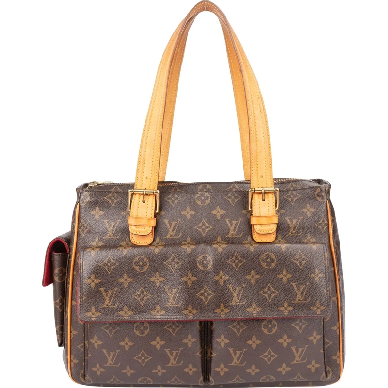 Louis Vuitton Schultertasche Louis Vuitton Canvas Monogram Multipli-Cite Should braun