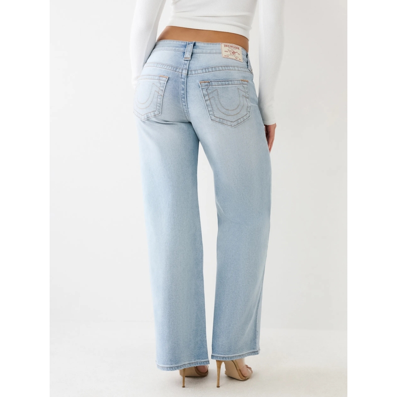 True Religion Jeans - Baggy-Jeans- Light-Wash-Waschung- Comfort Fit hell-blau(Image 4)