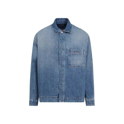 Jacquemus La Chemise De-Nimes Shirt Blue 