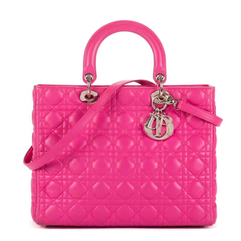 Christian Dior Crossbody Bag Lady Dior Large rot