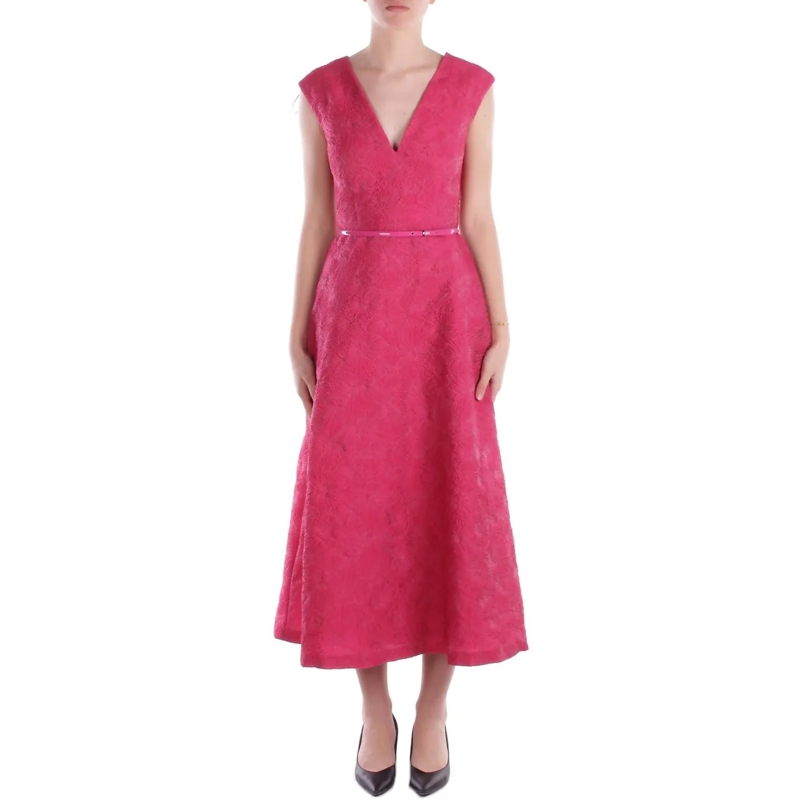 Max Mara Midikleid Dresses Fuchsia rose