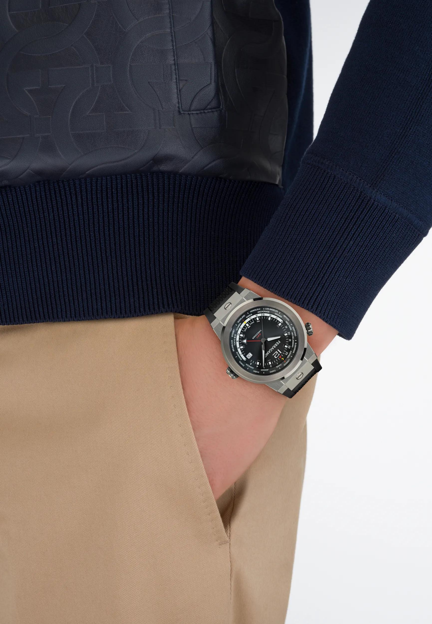 Thumbnail - Salvatore Ferragamo Uhr - Quarz Analog Uhr Ferragamo Duo - Gr. unisize - in Schwarz - für Damen