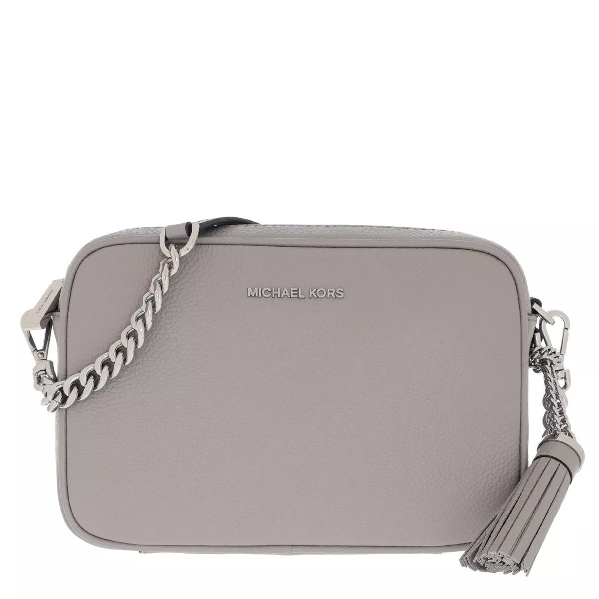 Michael Kors Jet Set Medium Camera Bag Pearl Grey Camera Bag