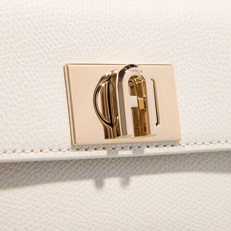 Furla Crossbody Bag Furla 1927 Mini Crossbody Top Handle Marshmallow(Image 4)