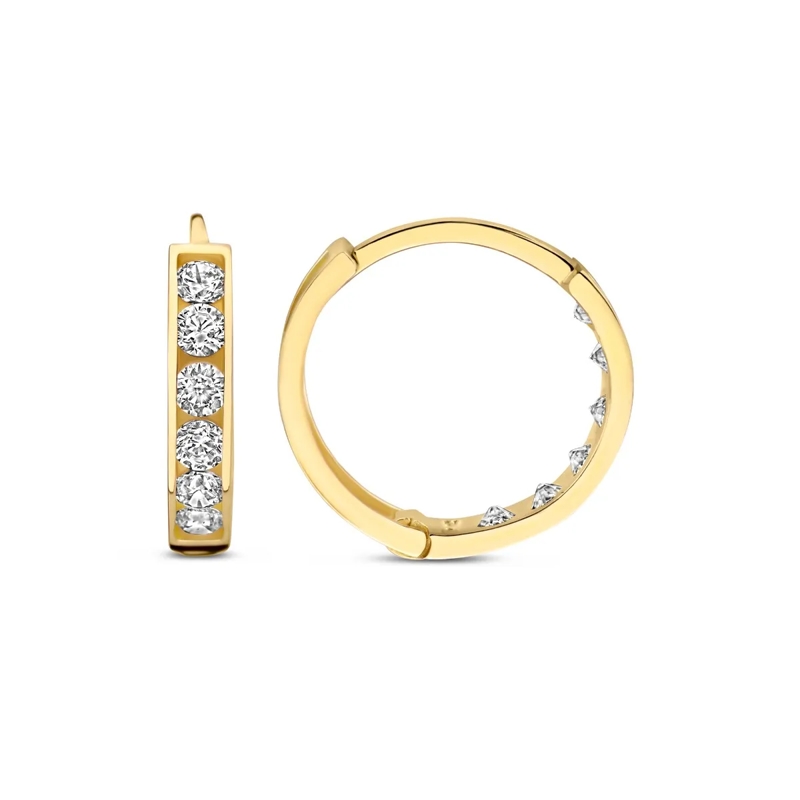 BELORO  Monte Napoleone Stella Ohrringe Gold