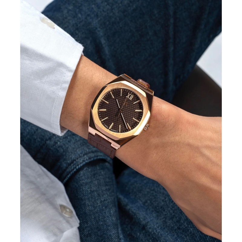 GC Quarzuhr Analoge Uhr Gc Coussin Sleek rosa(Image 5)