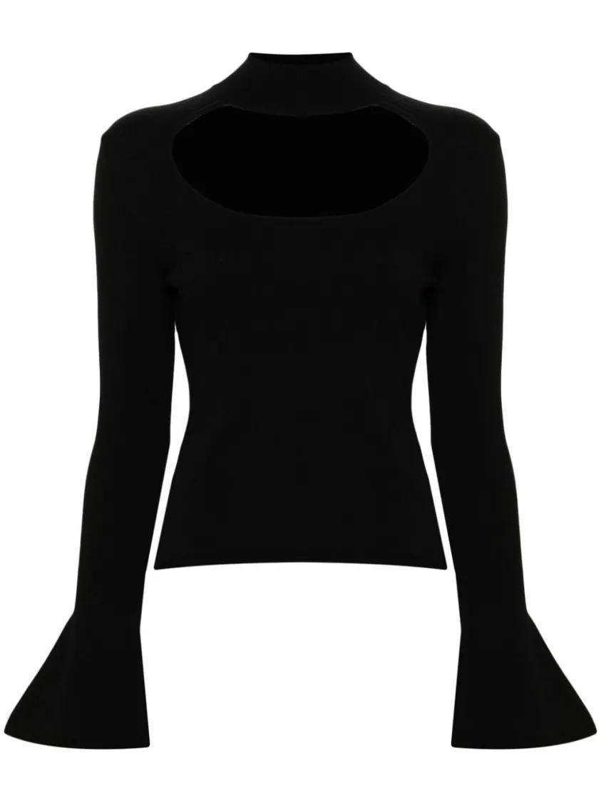 Federica Tosi - Black Knitted Sweater - Größe 38 - schwarz