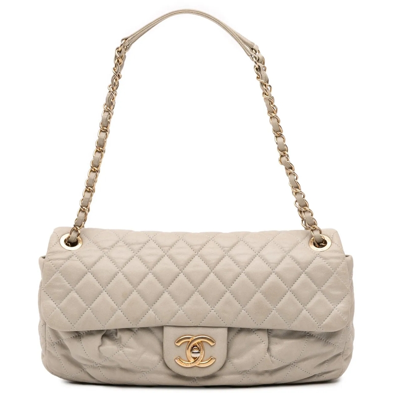 Chanel Sac à bandoulière Quilted Calfskin Chic Quilt Flap braun