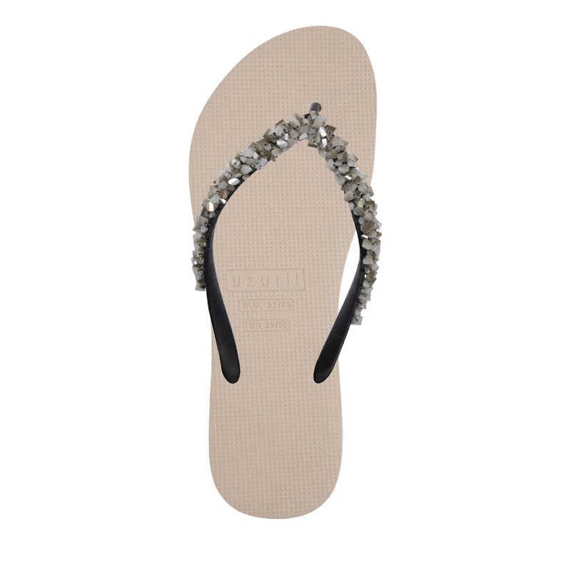 UZURII Flip Flops Zehentrenner Classic Aby Silver sand(Image 2)