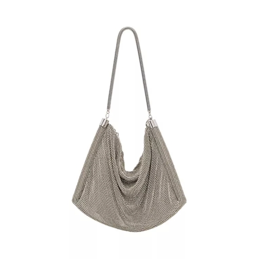 Paco Rabanne Pixel Tube Aluminum Shoulder Bag Grey Sac à bandoulière