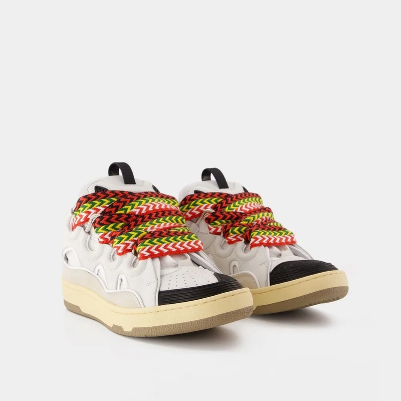 Lanvin Low-Top-Sneaker Curb Sneakers - Synthetic - White White(Image 2)