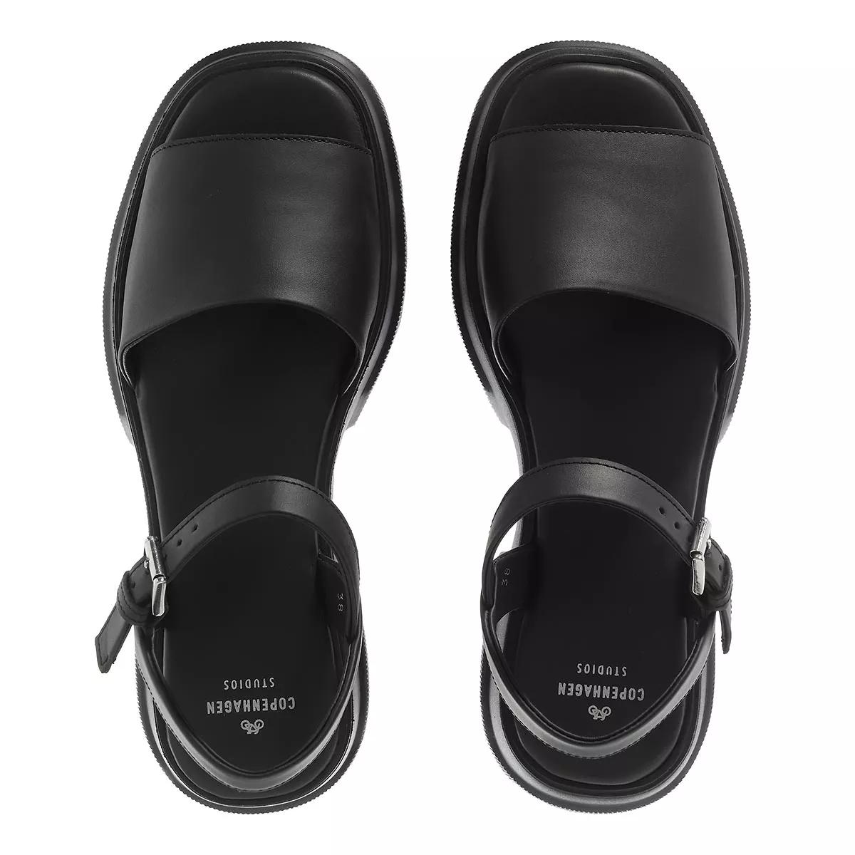 copenhagen sandales, premium sandalen en noir - pour dames