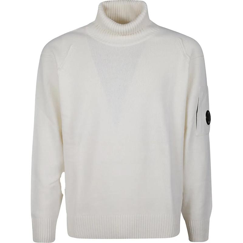 CP Company  Grs Turtle Neck Sweater White weiß