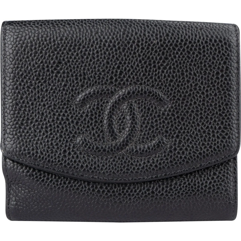 Chanel Geldbörse Chanel Caviar Leather CC Wallet mehrfarbig