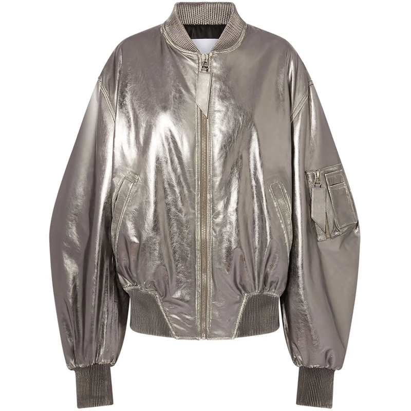 The Attico Übergangsjacke Coats Silver silber