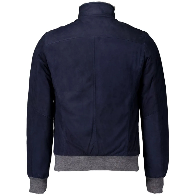 Barba Napoli Daunenjacke Barba Napoli Wolf Jackets Donkerblauw 43702 blau(Image 5)