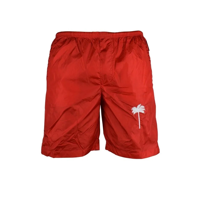 Palm Angels  Red Nylon Swim Shorts Red