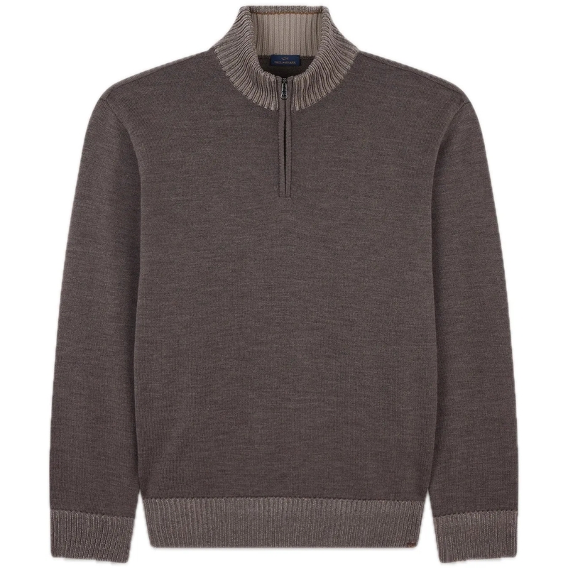 Paul & Shark  Half Zip Sweater taupe