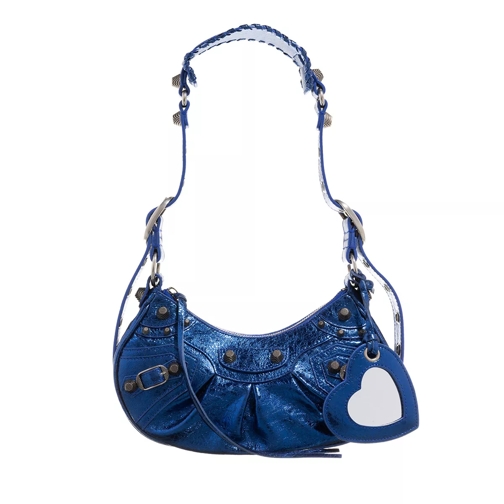 Balenciaga Schultertasche Le Cagole XS Shoulder Bag Metallized Met Cobalt