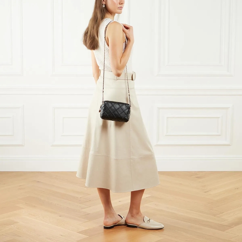 Tory Burch Crossbody Bag Fleming Soft Crossbody Bag Black(Image 2)