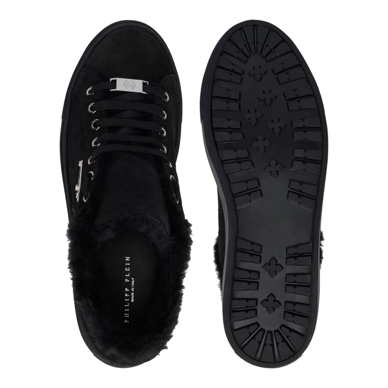 Philipp Plein Low-Top-Sneaker Lo-Top Turnschuhe Ps schwarz(Image 4)