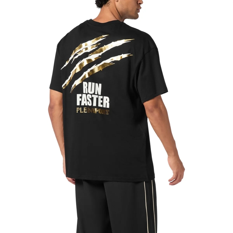 Plein Sport T-Shirt T-Shirt Rundhalsausschnitt Ss Scratch schwarz(Image 2)