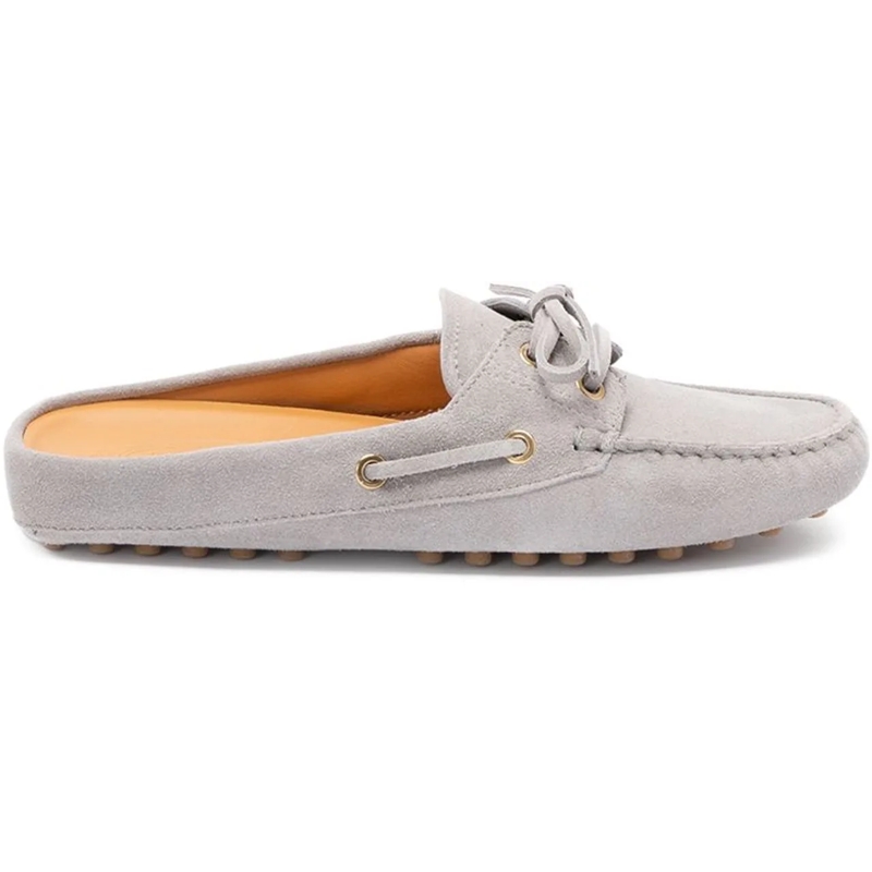 Tod's Loafer Flat Shoes Grey grau